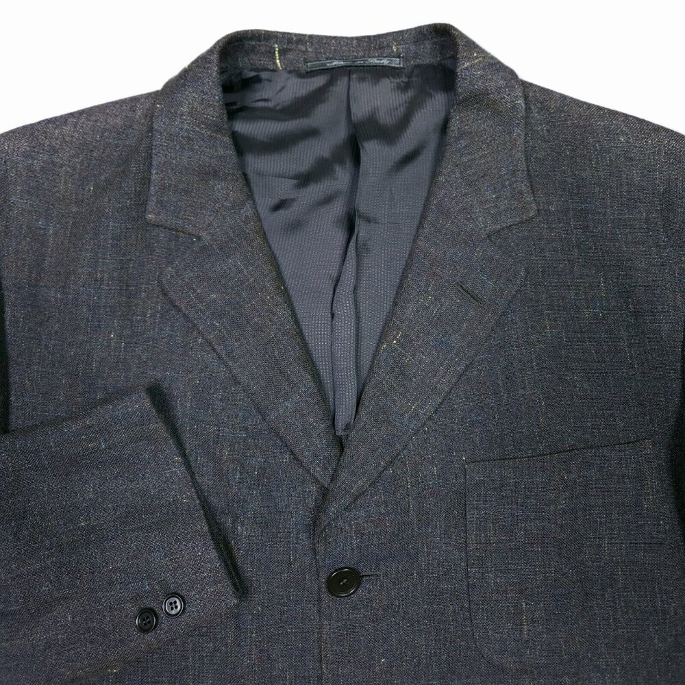 Ermenegildo Zegna Soft Linen Mohair 3 Button Partially Lined Blazer 44R